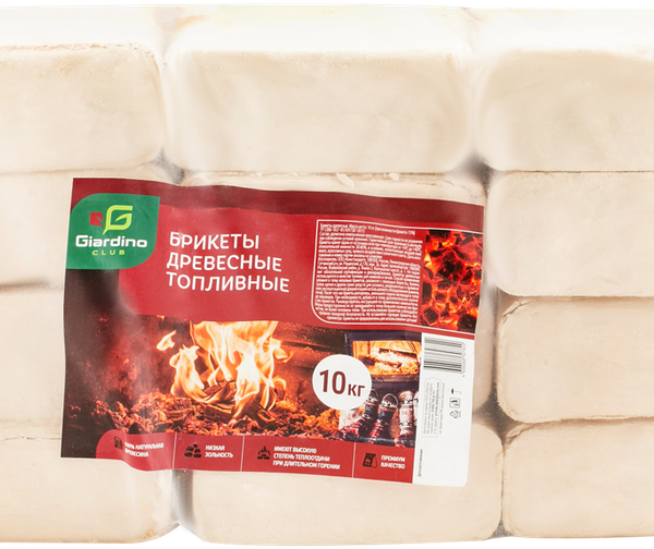 Брикеты древесные GIARDINO CLUB топливные