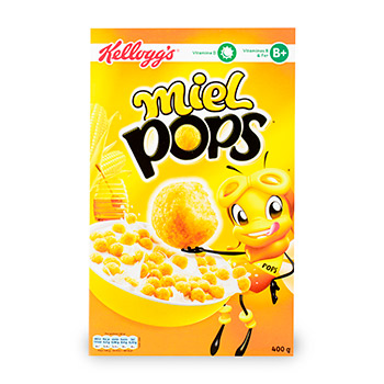 

Готовый завтрак "Miel Pops" медовые шарики, Kellogg's
