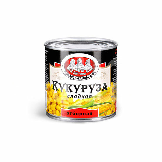 Кукуруза сладкая Скатерть Самобранка 425мл/340гр Отборная ж/б