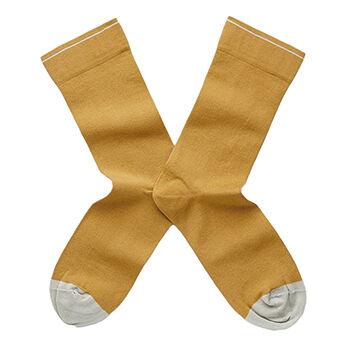 Носки унисекс Ochre, высокие, Bonne Maison, размер 42/44, Франция