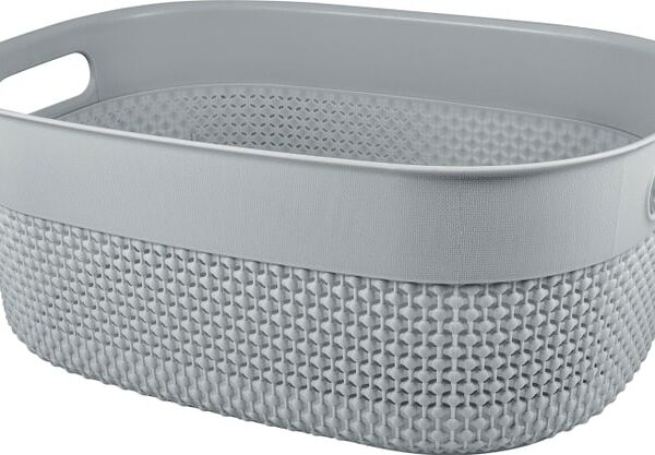Корзина для хранения Plast Team Oslo 12л серый шторм