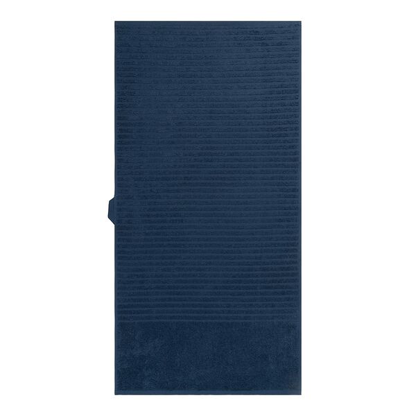 Полотенце махровое ДМ-Текстиль Pinery, синий, хлопок, 50х100 см