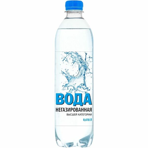 Вода Leader Наша родниковая природная питьевая негазированная, 618мл