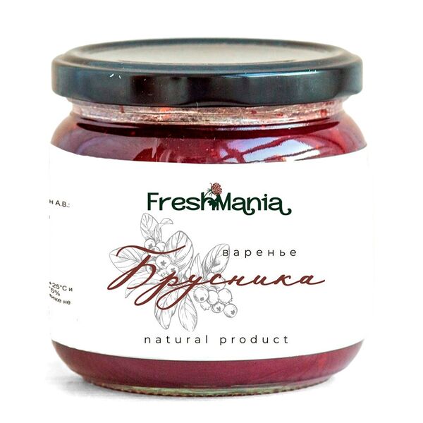 Варенье FreshMania из брусники