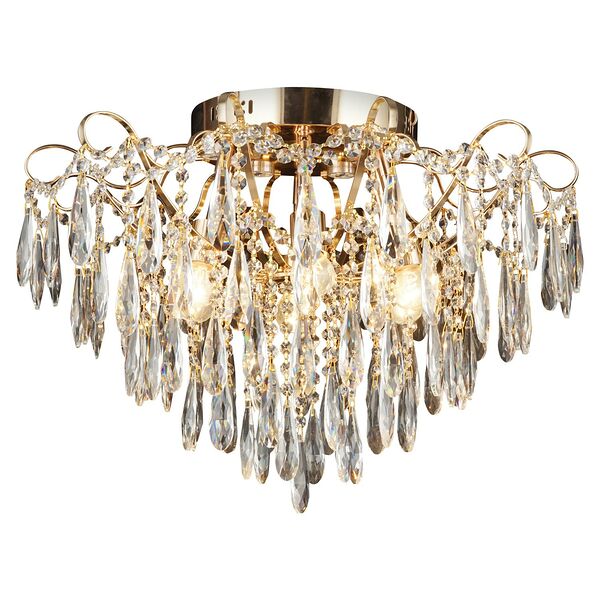 Люстра СИМВОЛ СВЕТА, Е27, 60 Вт, LED, 3 Вт, золото