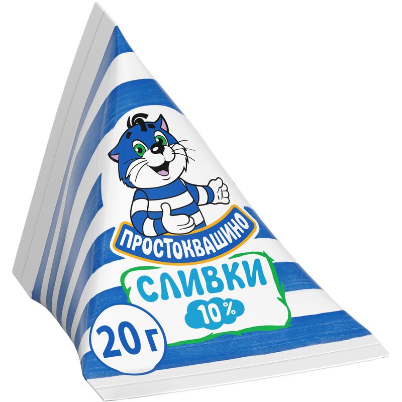 

Сливки Простоквашино ультрапастеризованные 10% 20 г