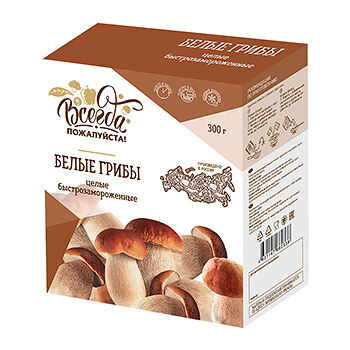 Грибы белые быстрозамороженные Всегда пожалуйста! целые