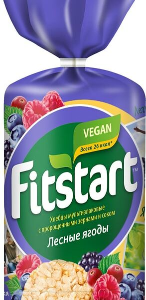 Хлебцы Fitstart Мультизлаковые Лесные ягоды 100г