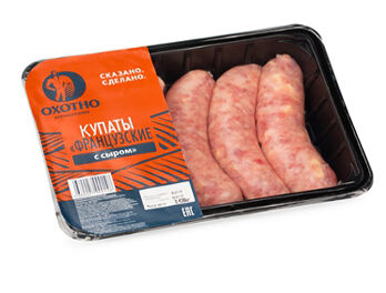 Купаты свиные с сыром Охотно Французские охлажденные