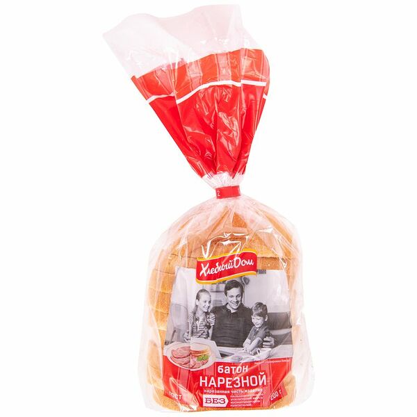 Хлеб Хлебный Дом Батон Нарезной, 200 г