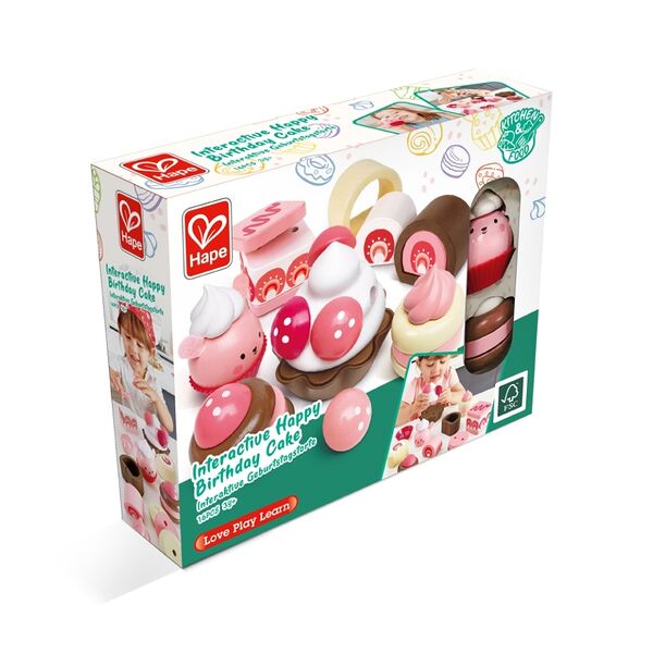 Игровой набор «Пирожные. Клубничный десерт» 3+, Hape, Китай