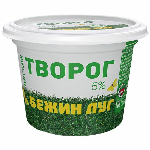 Творог Бежин Луг 5%, 200г
