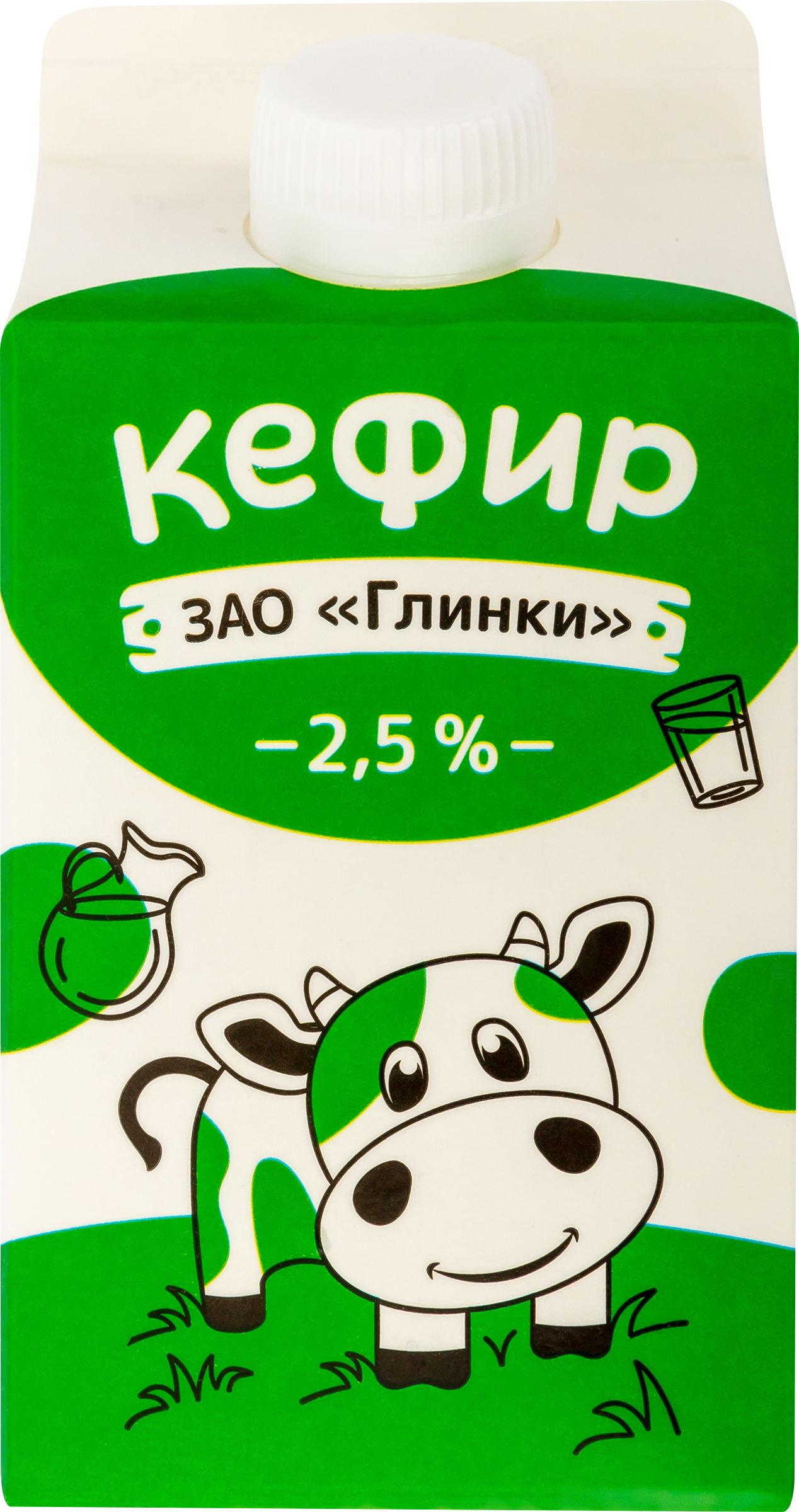 

Кефир Глинки 2,5% 500 мл