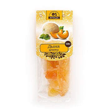 Цукаты Аркада дыня тайская 120г, Россия