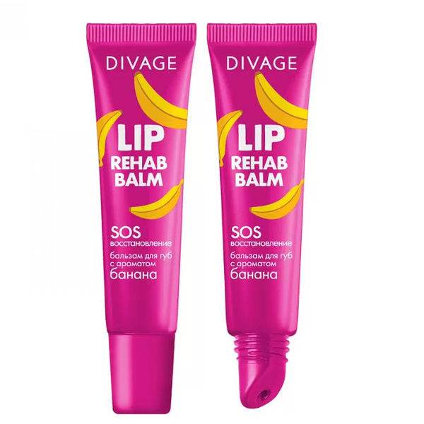 Бальзам для губ Divage Lip Rehab Balm Банан