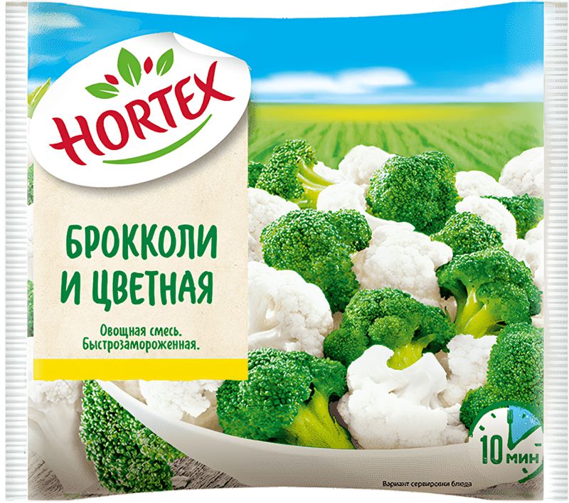 

Овощная смесь Agama/Hortex Брокколи и цветная капуста 400 г