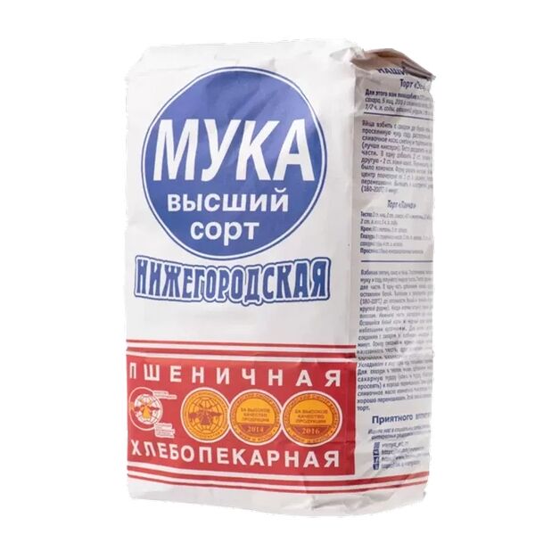 Мука Нижегородская Кристалл высшего сорта, 2кг