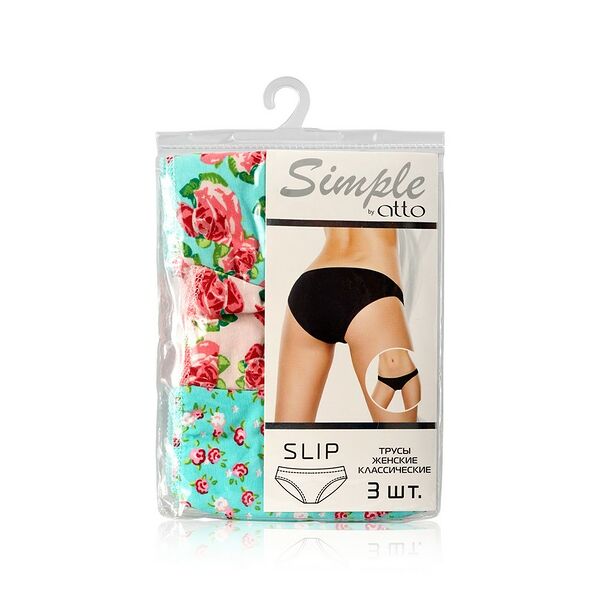 Женские трусы Atto Simple TK-24 S 3шт