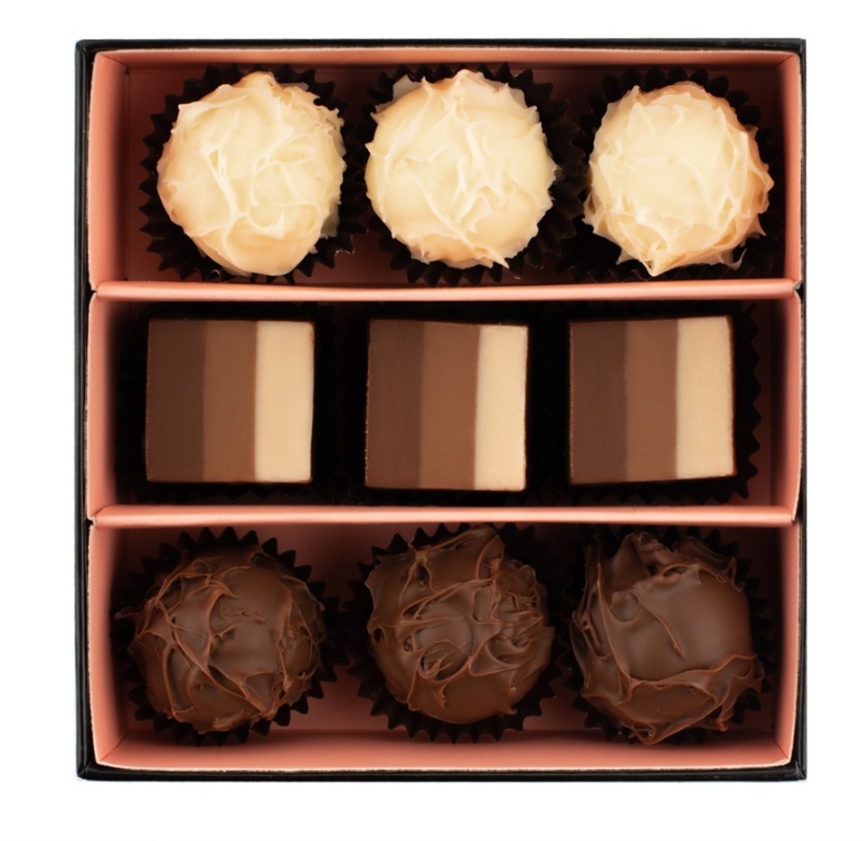 

Конфеты шоколадные ручной работы «Азбука вкуса Selection» 9 шт., Россия