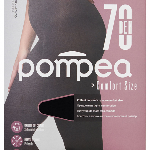 Колготки женские Pompea Comfort 40 Den Nero, XL