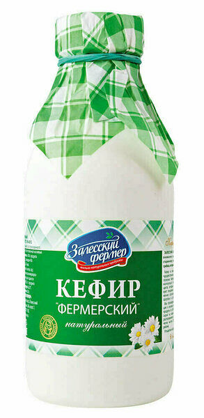 Кефир Залесский фермер Фермерский натуральный 3,2%