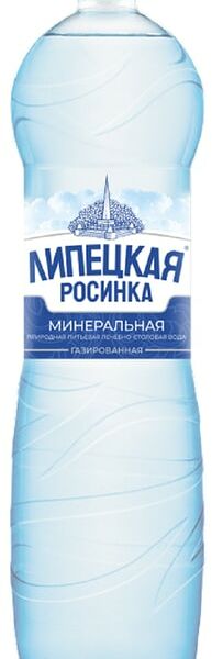 Вода Липецкая минеральная газированная 1.5л
