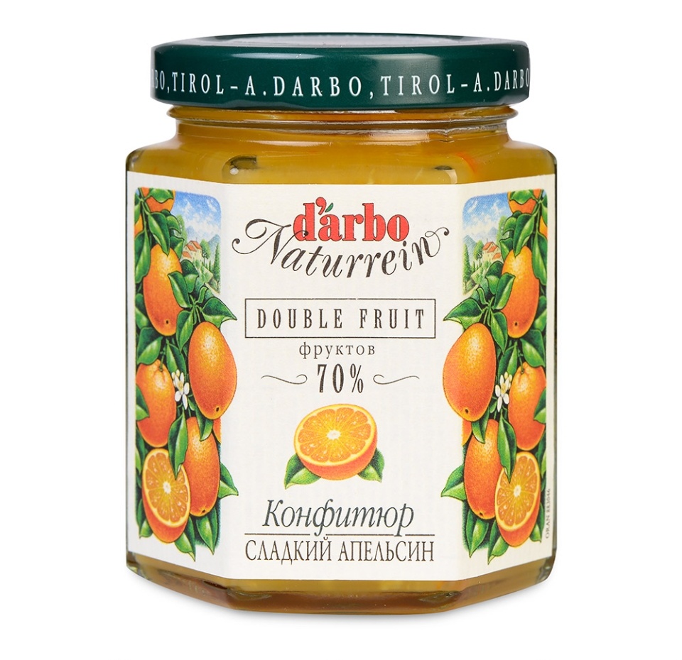 

Конфитюр D'arbo Сладкий апельсин 200 г