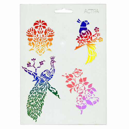 ВТ-101 Трафарет пластиковый 'Дивный сад', А5, Astra&Craft