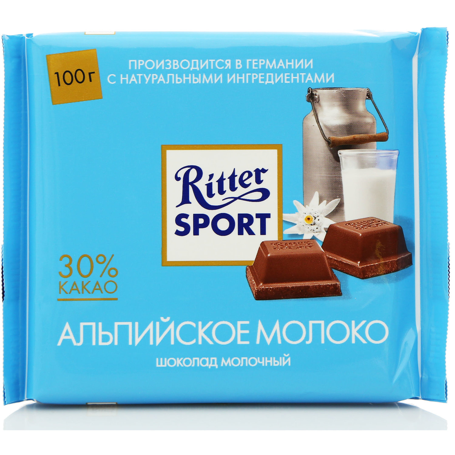 

Шоколад молочный Ritter Sport Альпийское молоко 100 г