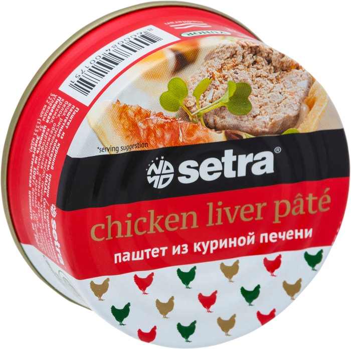 

Паштет Setra из куриной печени 100 г