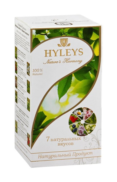 

Чай Hyleys Гармония природы семь натуральных вкусов ассорти, пакетированный 37.5 г