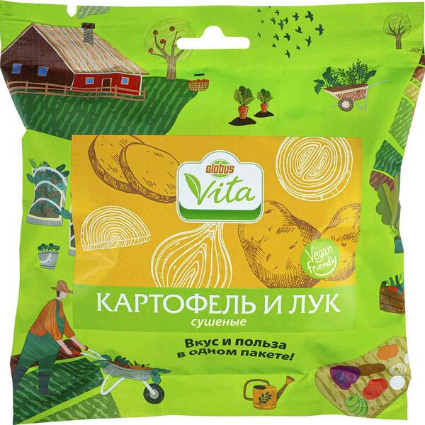 Картофель и лук сушёные Глобус Вита