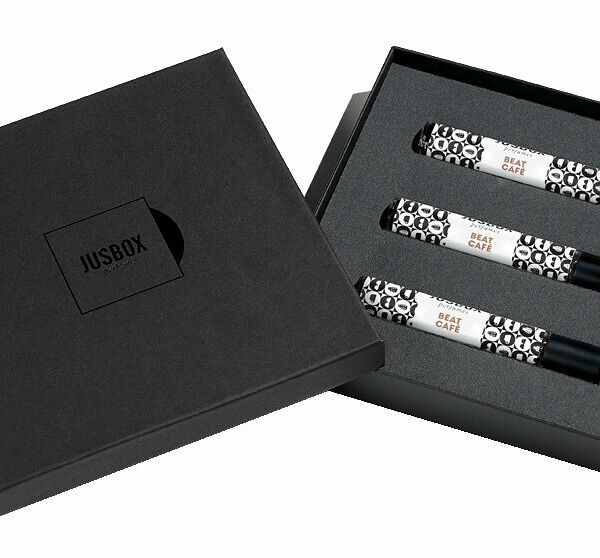 JUSBOX Beat Cafe Набор унисекс (Парфюмерная вода 3x7,8 мл)