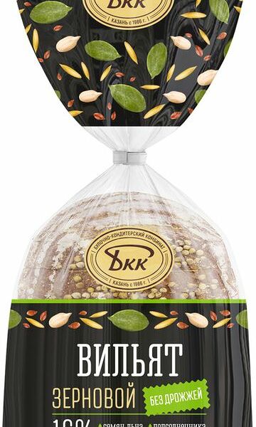 Хлеб БКК Вильят зерновой нарезка, 300г