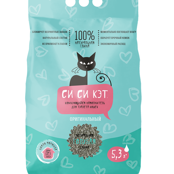Наполнитель СиСиКэт комкующийся 5.3 л