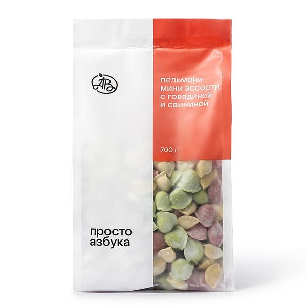 Пельмени Просто Азбука мини с говядиной и свининой ассорти