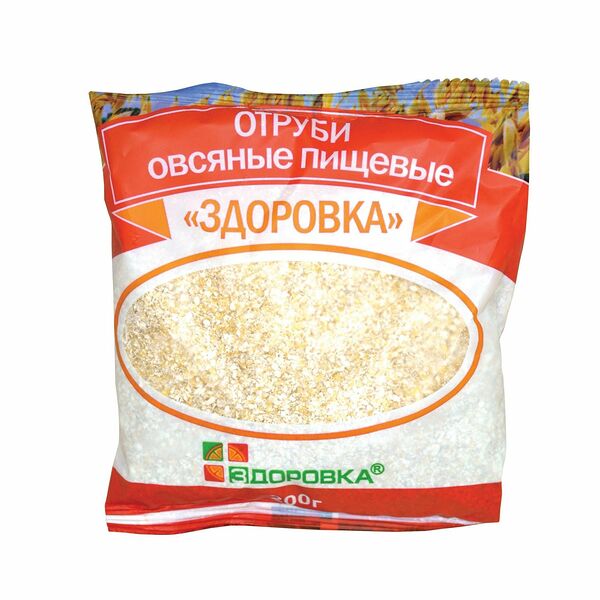 Отруби овсяные пищевые ТМ Здоровка
