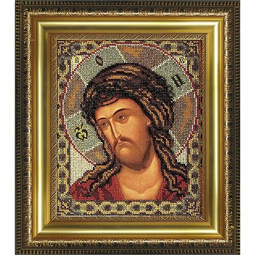В177 Набор для вышивания бисером Кроше 'Спас в терн. венце'20x24см