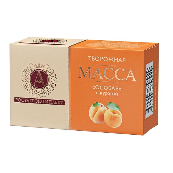 Масса творожная А.Ростагрокомплекс Особая с курагой 23%