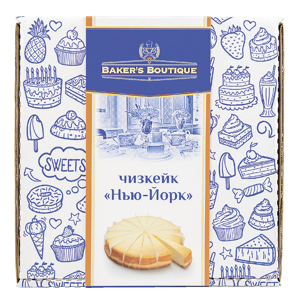 Чизкейк Нью Йорк, Bakers boutique, 16 порций замороженный