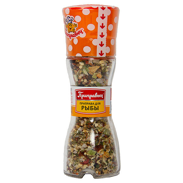Приправа Приправыч для рыбы с мельницей