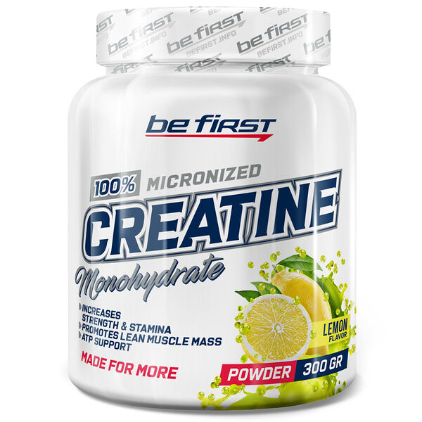 Be First Creatine Micronized Powder 300 г лимон