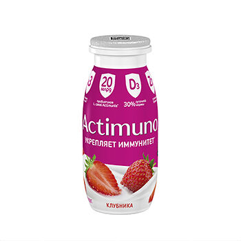 Продукт кисломолочный Actimuno клубника 1,5% 95г