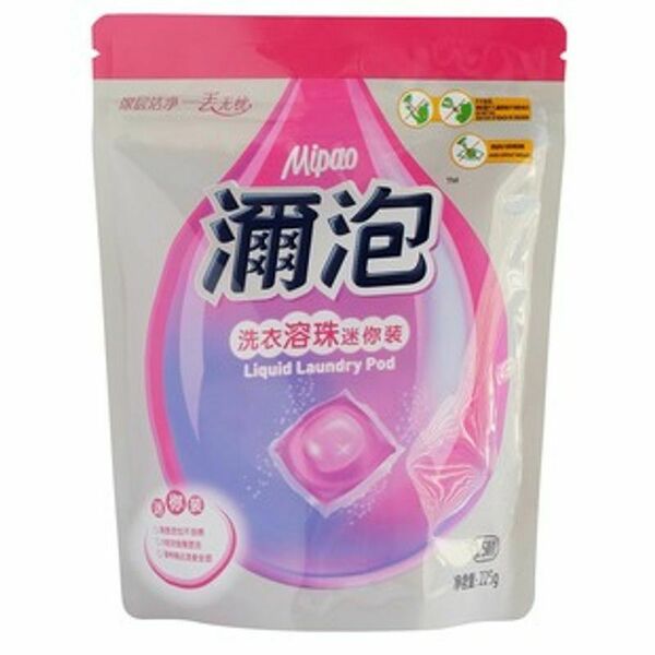 Капсулы для стирки Mipao для белого и цветного белья концентрированные, 15 шт.