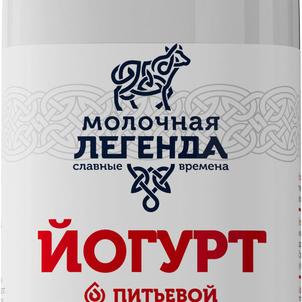 Йогурт Молочная легенда с клубникой 0.9% 900 г