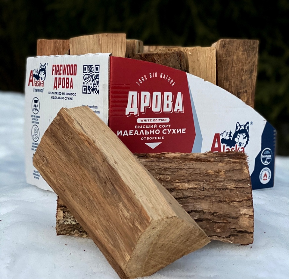 

Дрова дубовые, Alaska Firewood, 10 кг, Россия