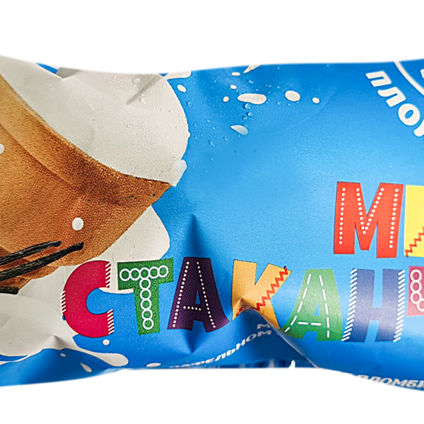 Мороженое Мариайс пломбир ваниль в вафельном стакане