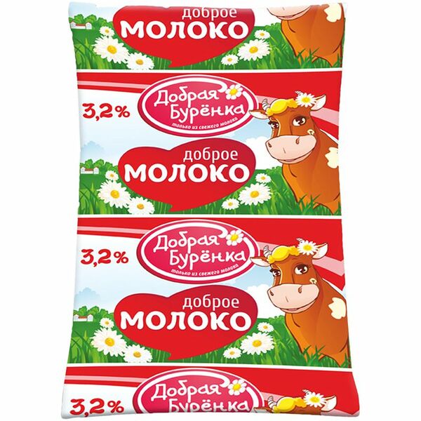 Молоко ультрапастеризованное Даренка 3,2%