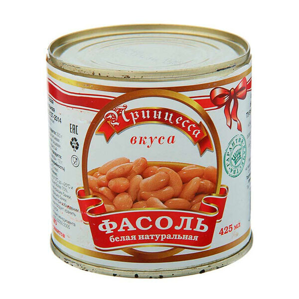 Фасоль белая Принцесса вкуса с/с 400г