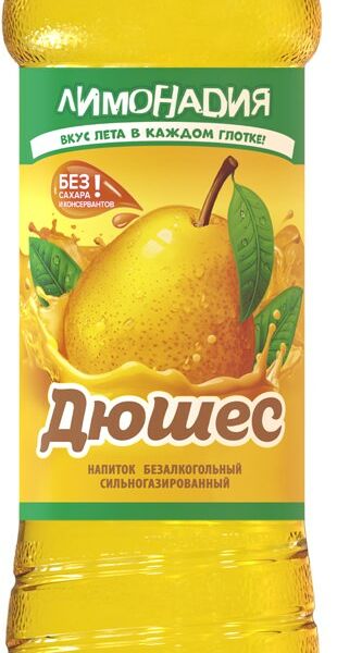 Напиток газированный Лимонадия Дюшес сильно газированный 0.5 л